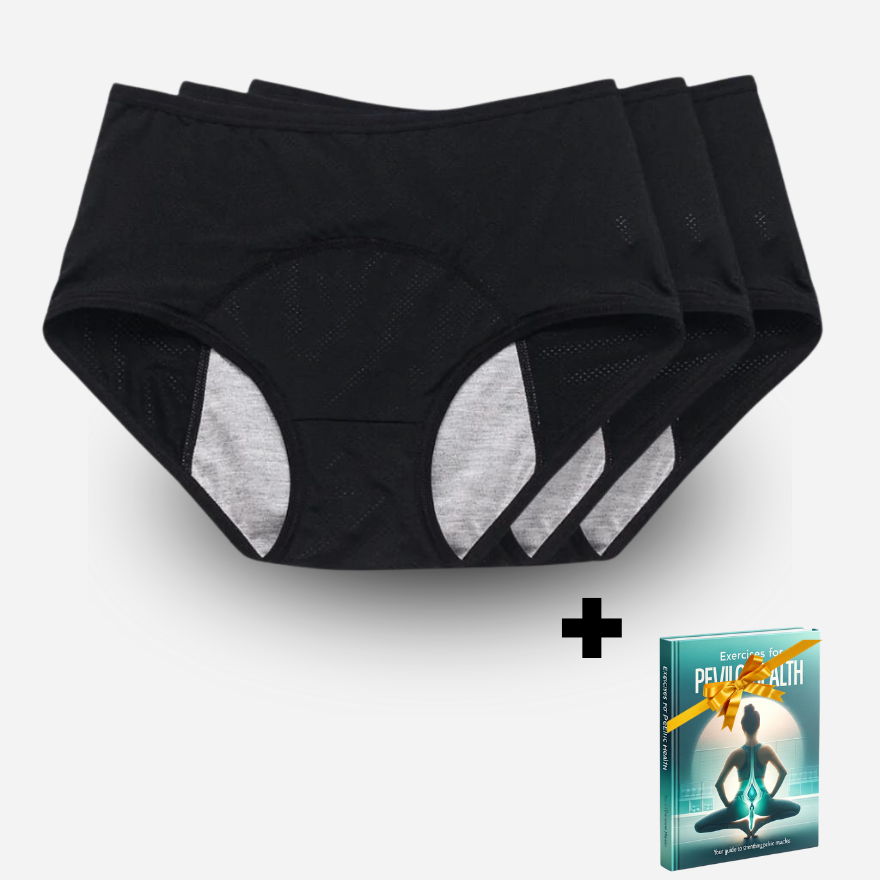 CALCINHA DE BAMBU 100% IMPERMEÁVEL PREMIUM - PARA CONFIANÇA O DIA TODO