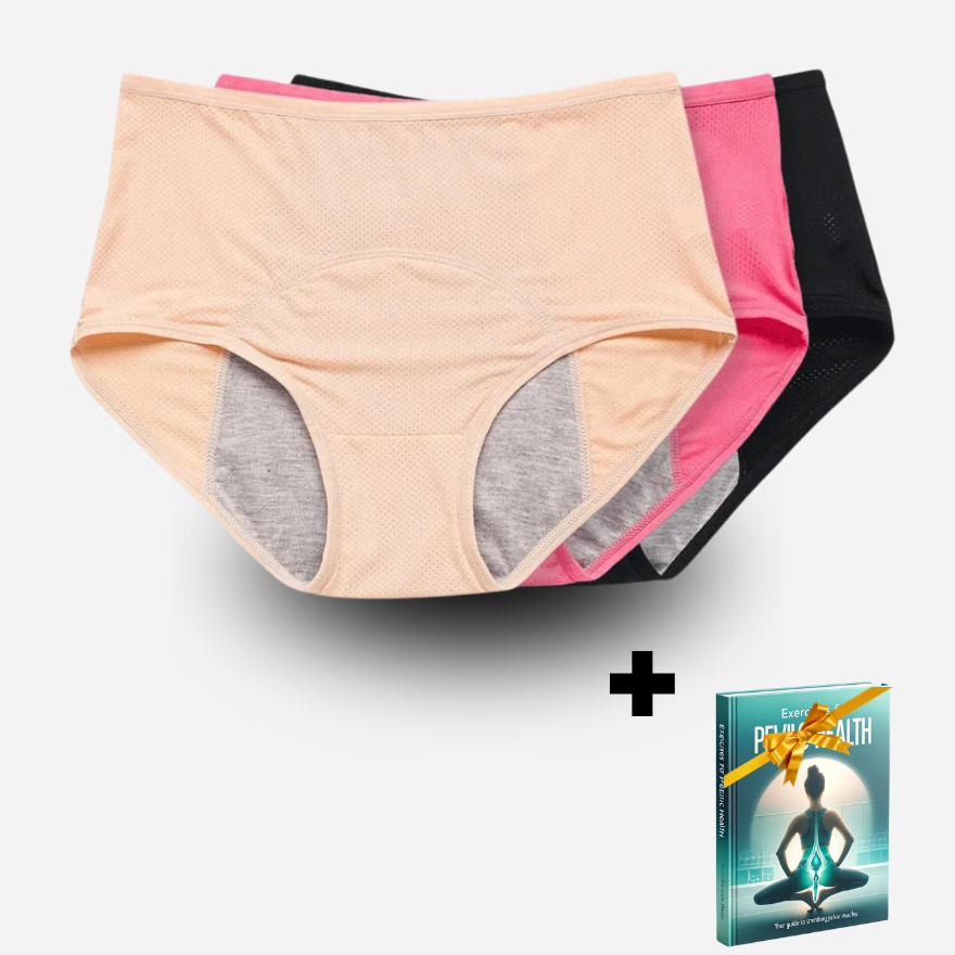 CALCINHA DE BAMBU 100% IMPERMEÁVEL PREMIUM - PARA CONFIANÇA O DIA TODO