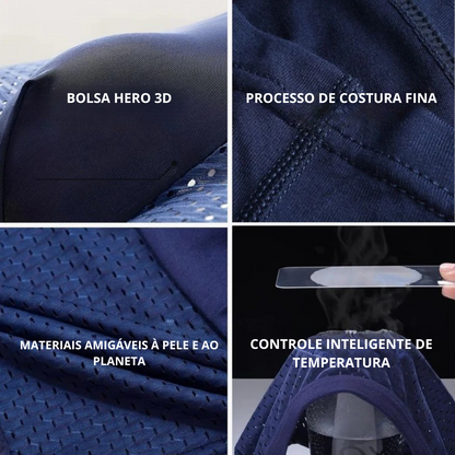 BOXER DE FIBRA DE BAMBU - CONFORTO O DIA TODO