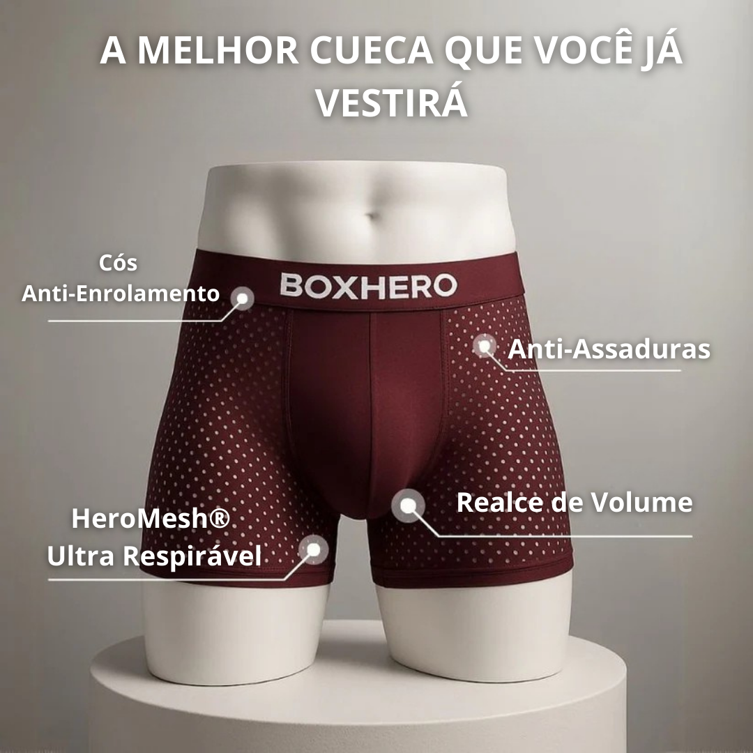BOXER DE FIBRA DE BAMBU - CONFORTO O DIA TODO